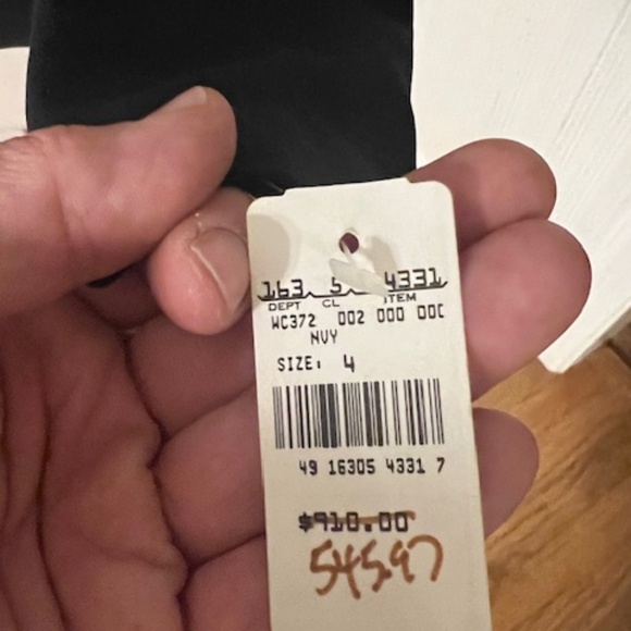 Vintage Calvin Klein Collection Blue womens blazer, NWT. - Picture 6 of 11